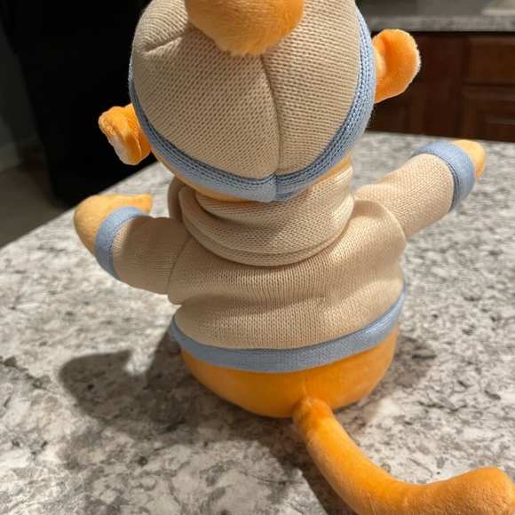 Disney Winter Tigger Plush in Blue and Cream with sweater, scarf and hat. SOFT! - Picture 3 of 7